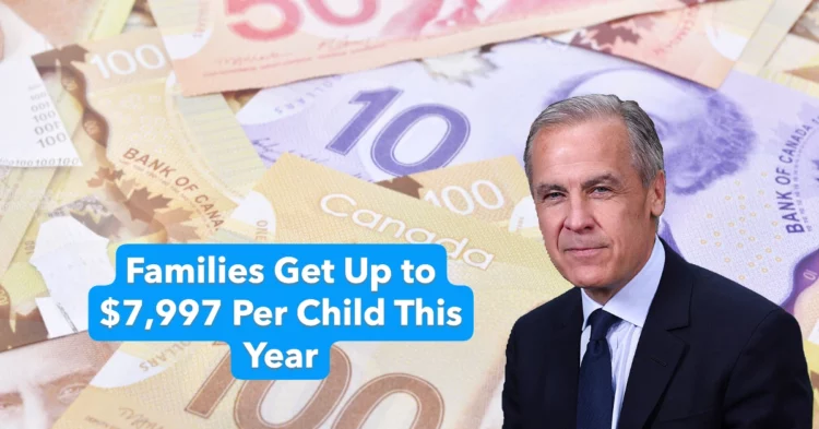 Canada Child Benefit Increase July 2025: Families to Get Up to $7,997 Per Child This Year