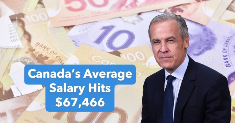 Canada’s Average Salary Hits $67,466 in 2025: Which Provinces Are Earning the Most?