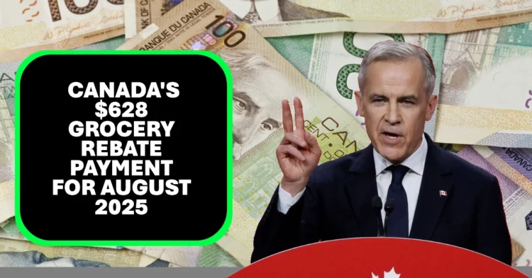 Canada’s $628 Grocery Rebate Payment for August 2025 Eligibility Key Dates and How to Claim It