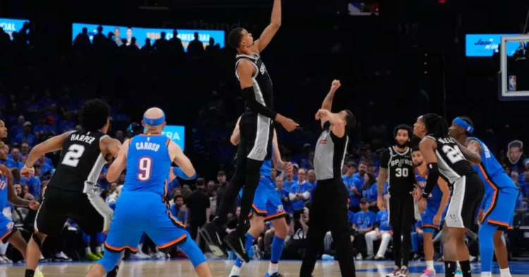 Victor Wembanyama scores 41 points, grabs 24 rebounds as San Antonio Spurs beat Oklahoma City Thunder 122-115 in 2OT to open West finals
